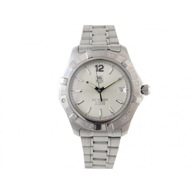 MONTRE TAG HEUER AQUARACER WAF2111-0 AUTOMATIQUE 38.5 MM MIXTE STEEL WATCH 1800 