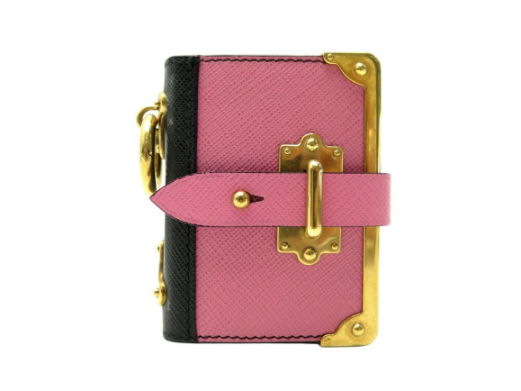 porte carnet prada 1tl058 cahier cuir saffiano