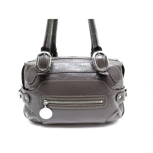 SAC A MAIN STELLA MC CARTNEY BOSTON 30 CM CABAS EPAULE GRIS HAND BAG PURSE 800€