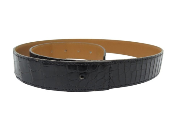  lien de ceinture hermes en cuir crocodile
