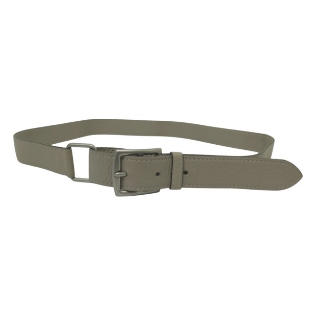 NEUF CEINTURE HERMES ETRIVIERE SPORT 26MM T85 EN CUIR GRAINE ETOUPE BELT 750€