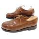 CHAUSSURES JM WESTON 641 LE GOLF 8E 43 DERBY CUIR GRAINE MARRON GOLD SHOES 690€