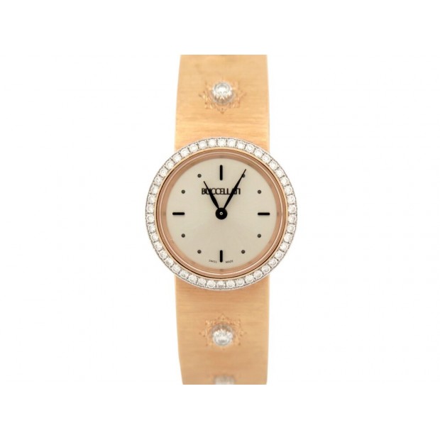 MONTRE BUCCELLATI MACRI WAULDG015795 24MM EN OR JAUNE 18K DIAMANTS WATCH 28500€