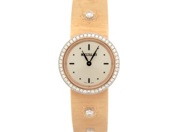 montre buccellati macri wauldg015795 24mm en or jaune