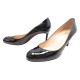 CHAUSSURES CHRISTIAN LOUBOUTIN ESCARPINS SIMPLE PUMP 38 CUIR VERNI + POCHON 695€