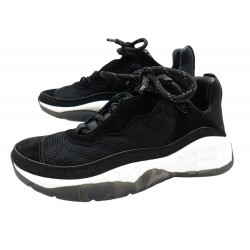 NEUF CHAUSSURES BASKETS CHANEL LOW TOP TRAINER LOGO CC G38290 36 SNEAKERS 1500€