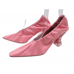 NEUF CHAUSSURES ESCARPINS BOTTEGA VENETA ALMOND PUMP 651356 37.5 + BOITE 1200€