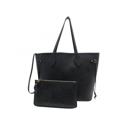 NEUF SAC A MAIN LOUIS VUITTON NEVERFULL MM CUIR MONOGRAM EMPREINTE HANDBAG 2200€