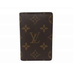NEUF PORTE CARTES LOUIS VUITTON ORGANIZER DE POCHE MONOGRAM M60502 HOLDER 345€