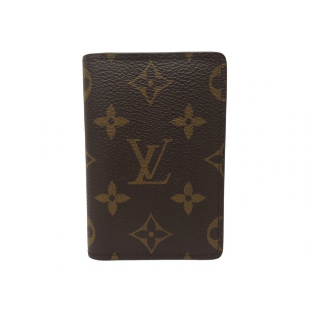 NEUF PORTE CARTES LOUIS VUITTON ORGANIZER DE POCHE MONOGRAM M60502 HOLDER 345€