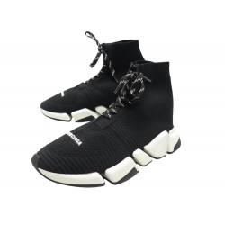 CHAUSSURES BASKETS BALENCIAGA 617214 SPEED 2.0 LACE UP 8 42 TOILE SNEAKERS 795€