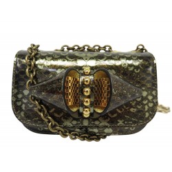 SAC A MAIN CHRISTIAN LOUBOUTIN SWEET CHARITY MINI CUIR VERNIS MOTIF PYTHON 1045€