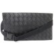 SAC CEINTURE BOTTEGA VENETA BANANE CUIR INTRECCIATO NOIR LEATHER BELT BAG 2500€