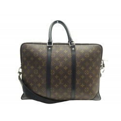 SACOCHE LOUIS VUITTON PORTE DOCUMENTS MACASSAR MONOGRAM GM M40224 BAG 2250€