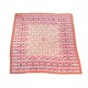 CHALE MUST DE CARTIER LOGO CACHEMIRE ET SOIE ROSE FOULARD CARRE 130CM SHAWL 690€