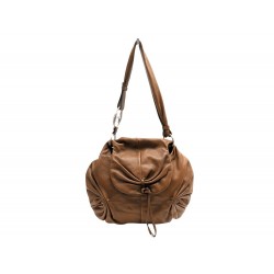 VINTAGE SAC A MAIN YVES SAINT LAURENT MAMOUNIA 121629 CUIR MARRON HAND BAG 3000€