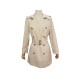 MANTEAU IMPERMEABLE BURBERRY TRENCH MI LONG 40 M EN COTON BEIGE RAIN COAT 2190€