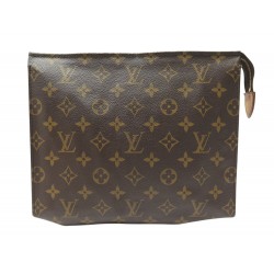 POCHETTE DE VOYAGE LOUIS VUITTON TROUSSE TOILETTE 26 M47542 TOILE MONOGRAM 820€