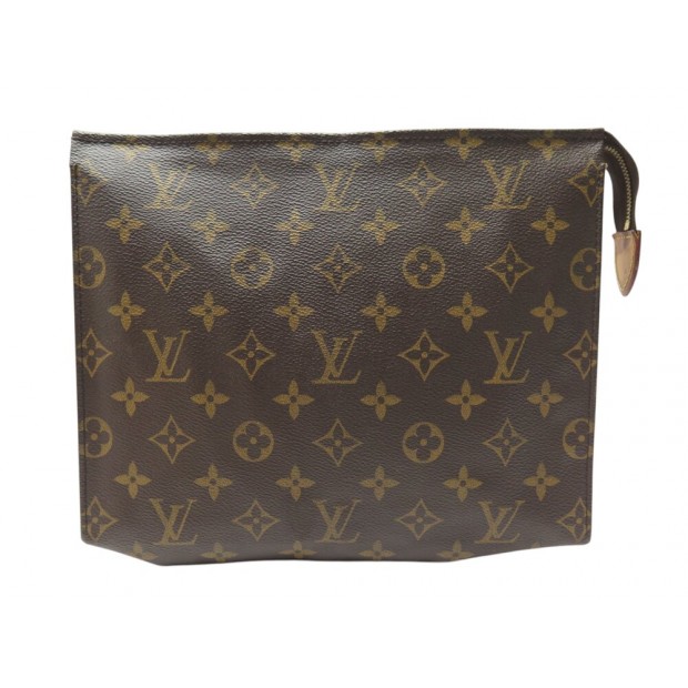 POCHETTE DE VOYAGE LOUIS VUITTON TROUSSE TOILETTE 26 M47542 TOILE MONOGRAM 820€