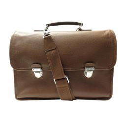SAC CARTABLE SACOCHE LOUIS VUITTON ANTON M32619 CUIR TAIGA BANDOULIERE BAG 2550€