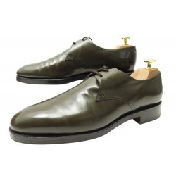 CHAUSSURES JOHN LOBB HALDON 7.5E 41.5 DERBY CUIR KAKI + EMBAUCHOIRS SHOES 1330€