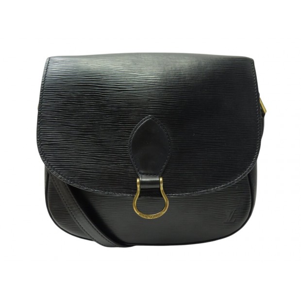 VINTAGE SAC A MAIN LOUIS VUITTON SAINT CLOUD GM CUIR EPI NOIR BANDOULIERE 1390€