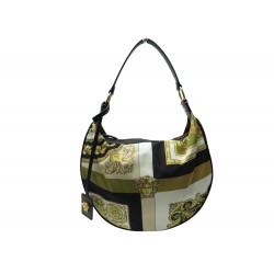 SAC A MAIN VERSACE DBFI008 HOBO LA MEDUSA IMPRIME BAROQUE ET PYTHON NYLON 680€