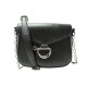 SAC A MAIN LAUREN RALPH LAUREN CUIR NOIR BANDOULIERE HAND BAG CROSSBODY 395€