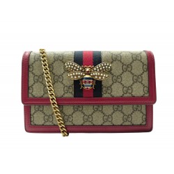 SAC A MAIN GUCCI 476079 QUEEN MARGARET GG MINI WALLET ON CHAIN BANDOULIERE 950€