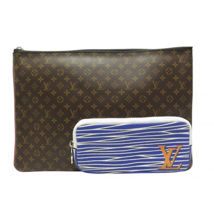 NEUF SAC LOUIS VUITTON POCHETTE A4 MULTIPOCKET PATCHWORK M69690 VIRGIL ABLOH BAG
