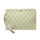 NEUF SAC POCHETTE CHRISTIAN DIOR TOILE CD DIAMOND BEIGE 2ESCA251DCO-H110 995€
