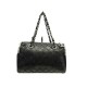 NEUF SAC A MAIN CHANEL BOWLING LOGO CC EN CUIR MATELASSE NOIR + BOITE BAG 6000€