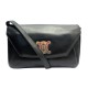 VINTAGE SAC A MAIN CELINE FERMOIR TRIOMPHE CUIR BOX NOIR BANDOULIERE BAG 2800€