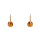 NEUF BOUCLES D'OREILLES POMELLATO VELENO OR JAUNE 18K & TOPAZE EARRINGS 3590€