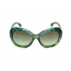LUNETTES DE SOLEIL CHANEL 5323 RESINE VERTE ETUI CUIR MATELASSE SUGLASSES 530€