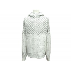 NEUF VESTE LOUIS VUITTON 1AA533 52 L BLOUSON A CAPUCHE DAMIER COUPE VENT 2970€