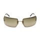 RARE LUNETTES DE SOLEIL CHANEL 4105-B A STRASS METAL DORE GOLD SUNGLASSES 750€