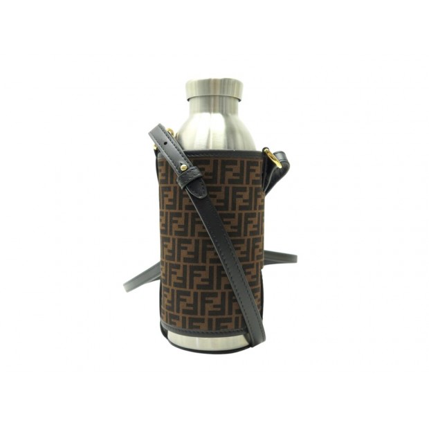 NEUF GOURDE ISOTHERME FENDI 7AR972 ETUI BANDOULIERE MONOGRAMME FF WATER BOTTLE