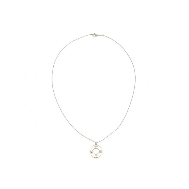 NEUF COLLIER PENDENTIF TIFFANY & CO ATLAS EN ARGENT MASSIF + BOITE NECKLACE 380€
