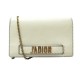 SAC A MAIN CHRISTIAN DIOR J'ADIOR POCHETTE WOC BANDOULIERE CUIR ECRU BAG 1750€
