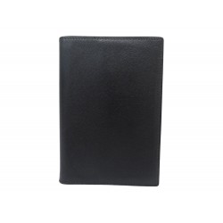VINTAGE PORTE AGENDA HERMES PM CUIR DE CHEVRE NOIR GOAT LEATHER DIARY COVER 315€
