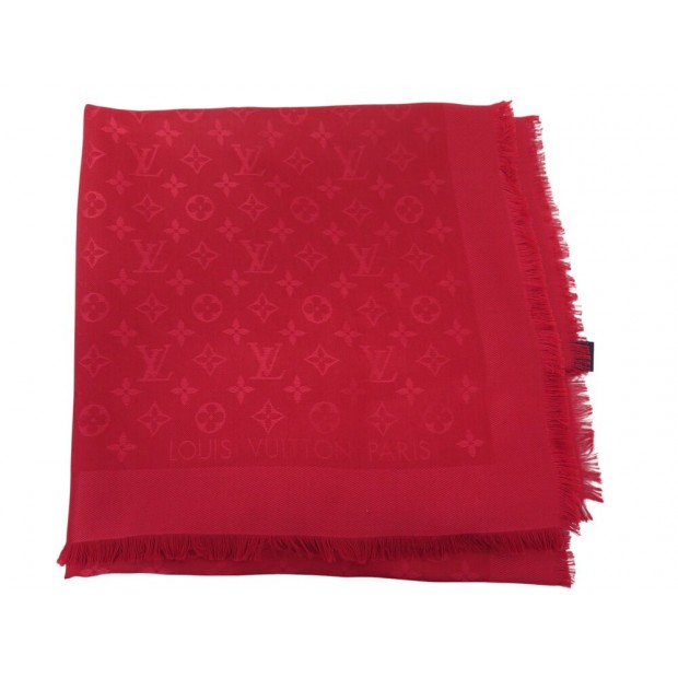 ECHARPE LOUIS VUITTON CHALE MONOGRAM CLASSIC M76635 CACHEMIRE ET SOIE SHWAL 520€