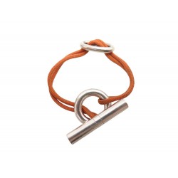 BRACELET HERMES SKIPPER EN ARGENT MASSIF 925 + CORDON 13 CM SILVER JEWELRY 440€