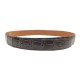VINTAGE LIEN DE CEINTURE HERMES EN CUIR CROCODILE POROSUS T 85 32MM BELT 3200€