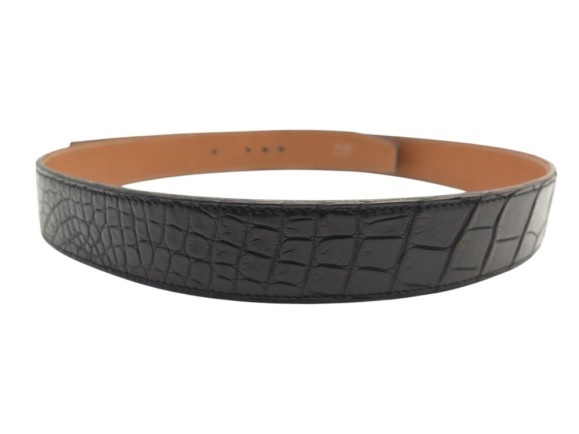  lien de ceinture hermes en cuir crocodile