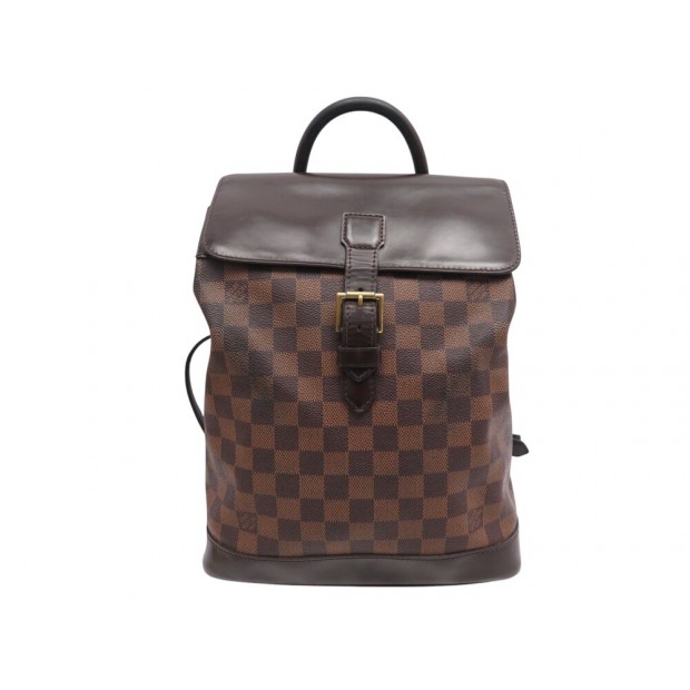 SAC A DOS LOUIS VUITTON SOHO N51132 EN TOILE DAMIER EBENE BACKPACK BAG 1670€