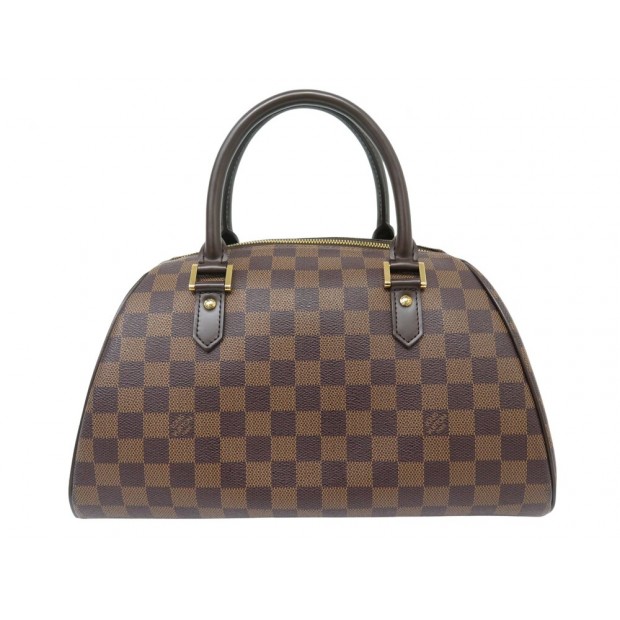 NEUF SAC A MAIN LOUIS VUITTON RIBERA MM N41434 TOILE DAMIER EBENE HAND BAG 1700€