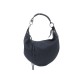 VINTAGE SAC A MAIN GUCCI HOBO DEMI LUNE 95726 EN TOILE CUIR NOIR HAND BAG 1990€