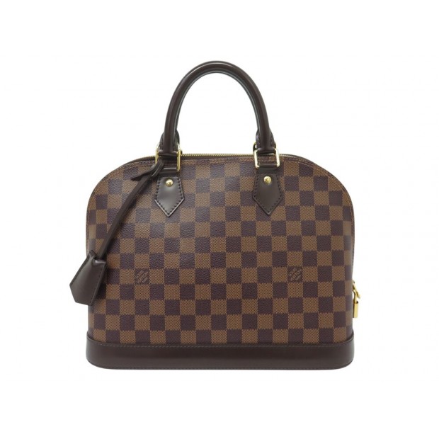 NEUF SAC A MAIN LOUIS VUITTON ALMA PM DAMIER EBENE N53151 HAND BAG PURSE 1700€
