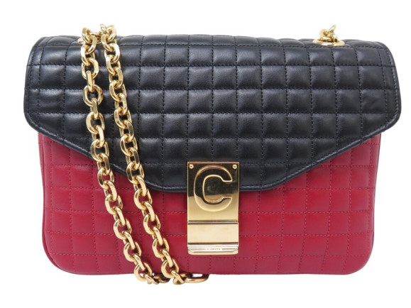  sac a main celine c bag 187253 en cuir bicolore